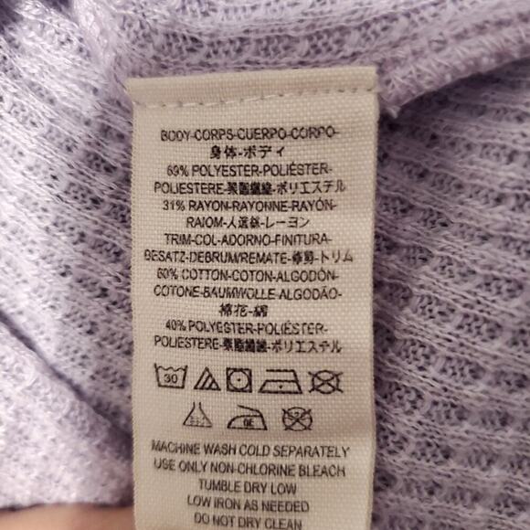 Free People Must Have Henley top in Lilac Womens XS boho hippie - Picture 15 of 15